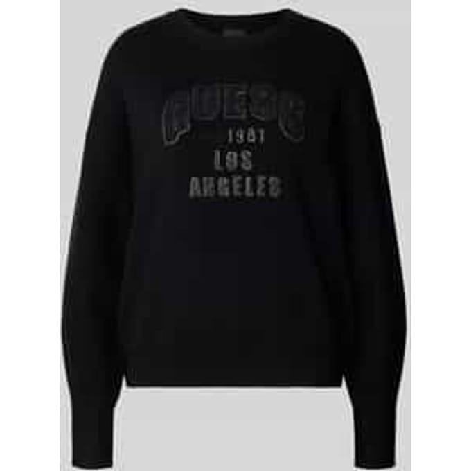 Gebreide pullover met siersteentjes, model 'LEIGHTON'