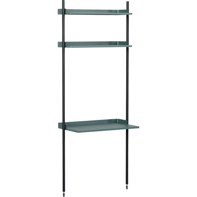 HAY Pier System Module 11 Rek met bureau - blue