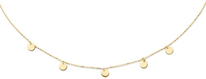 Jackie Discs Necklace 585