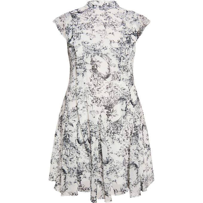 Dreimaster Jurk Dames zwart wit
