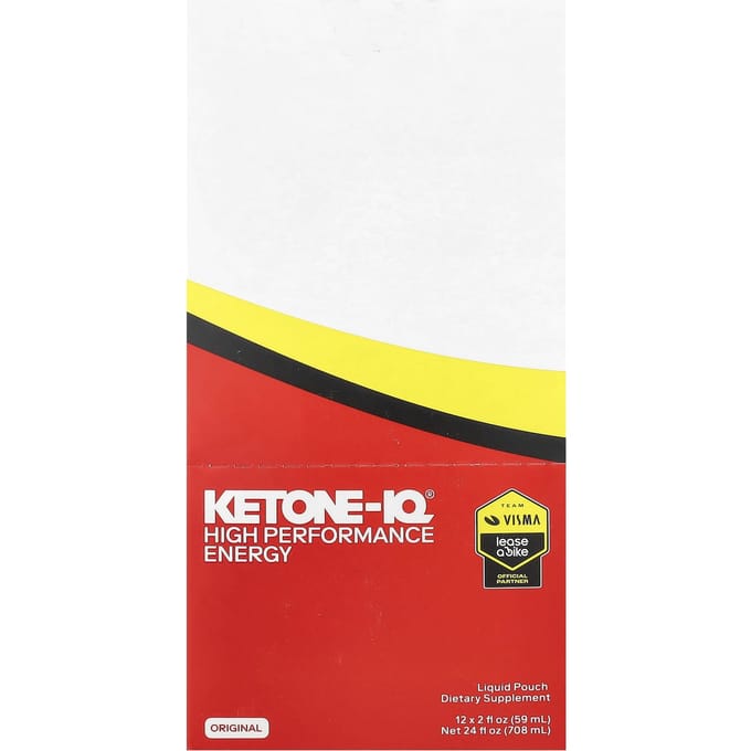 Ketone-Iq, High Performance Energy, Origineel, 10G, 12 Zakjes, 59Ml (2 fl oz) Elk
