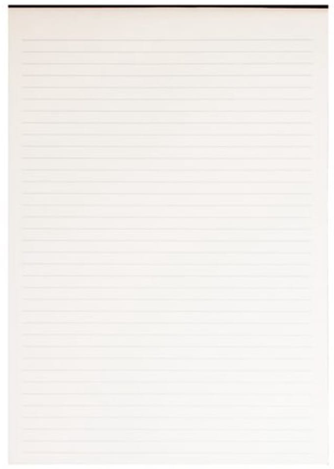 Multo Schrijfblok Refill A4 - Gelinieerd - 50 Vel - 100 g/m² - Roomwit
