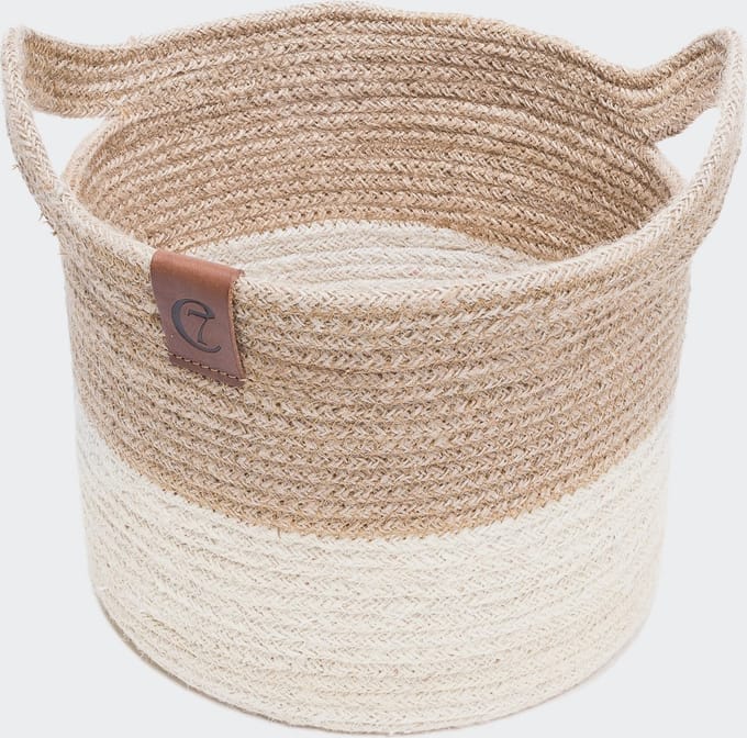 Cloud7 Opbergmand Jute Naturel/Crème - Small