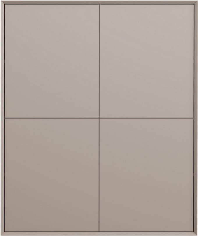 CALICOSY - Dressoir hoog 4 deuren L100 cm - ORÉLIA