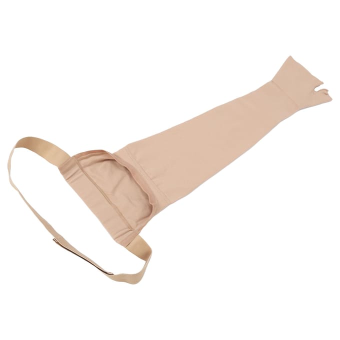 Armmouw na Mastectomie XXL Anti-Zwelling Hoge Elasticiteit Ergonomisch Zacht Lymfoedeem Compressie beige