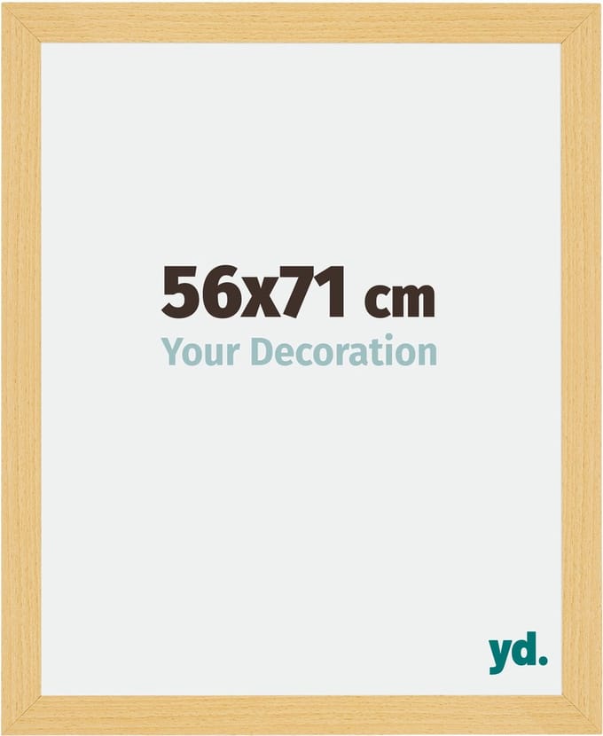 Your Decoration - Fotolijst 56x71 cm - MDF - Beuken Decor - Mura