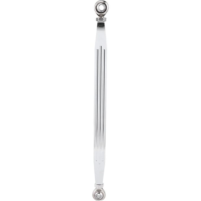 300mm 12in Streep Lang Type Schakelarm Hendel Koppeling Linkstang Zilver white