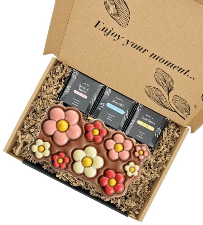 Juf Bedankt! Thee en Chocola cadeaupakket