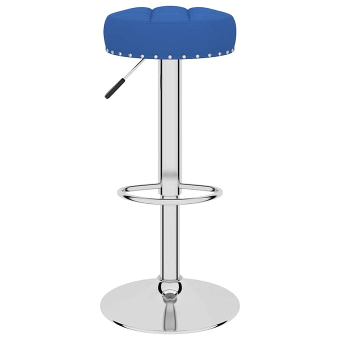 vidaXL - Barkrukken - 2 - st - stof - blauw
