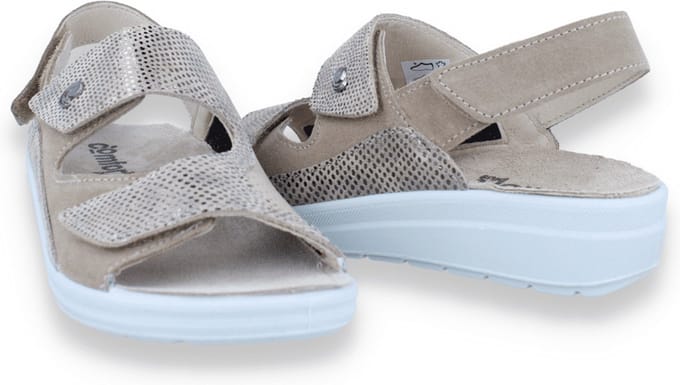 Comfort Plus Dames Sandaal | Taupe | Maat: 38