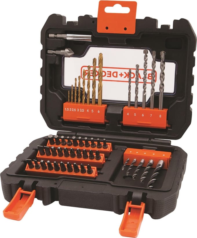 BLACK+DECKER 50-delige schroef/boorset - A7232-XJ