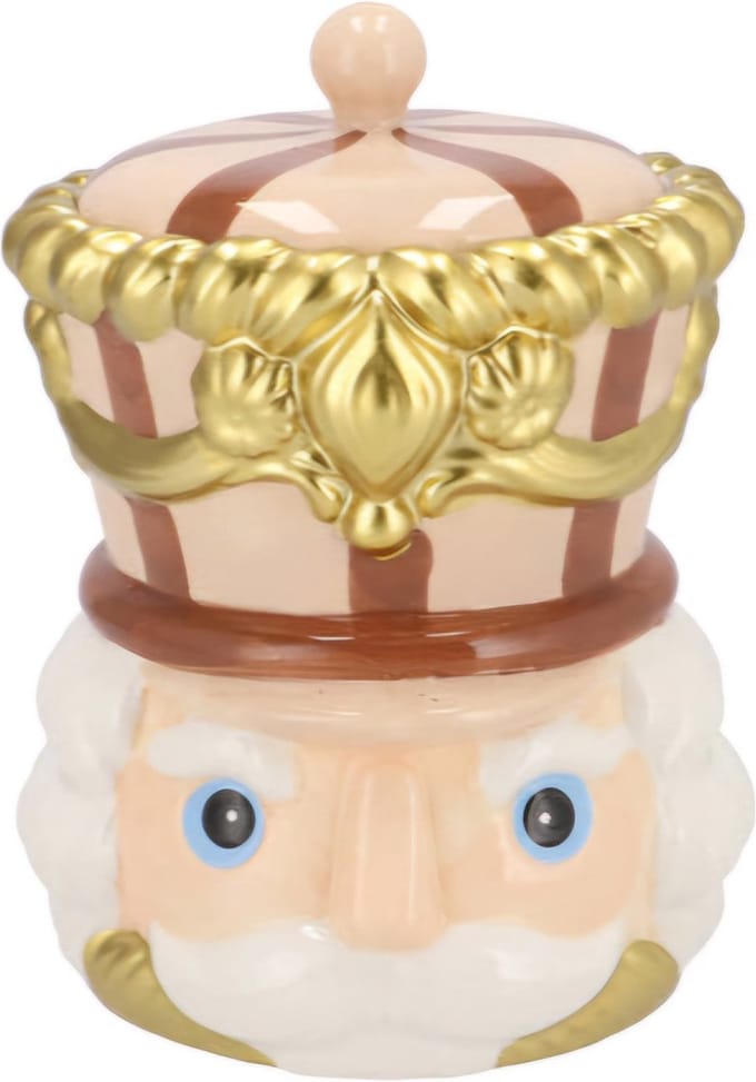 Candy nutcracker sand jar 12x12x15cm