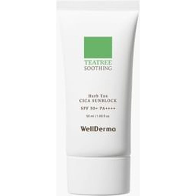 WellDerma - Teatree Herb Tox Cica Sunblock 50ml