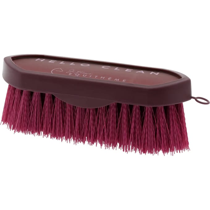 Equithème Dandy Brush Equithème Je T'aime Donkerrood