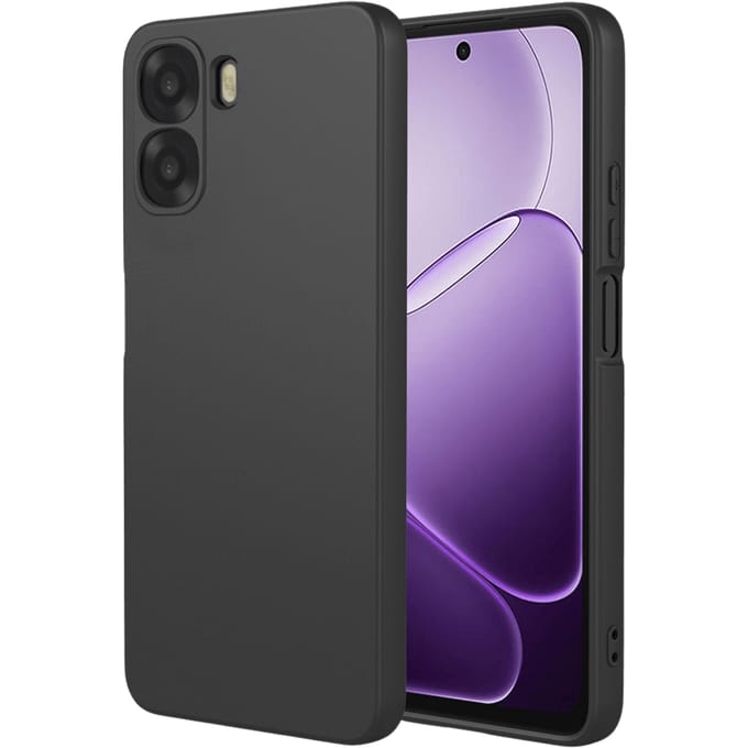 Mocaa OPPO A6x Siliconen Hoesje Zwart