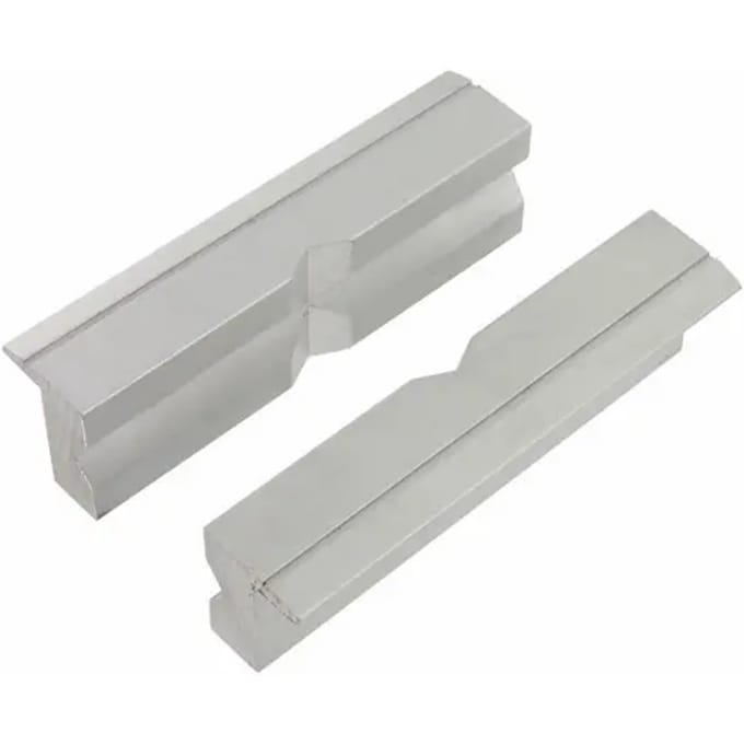 Var Set Aluminium Jaws For Workshop Bench 100 Mm Gereedschapsset Grijs