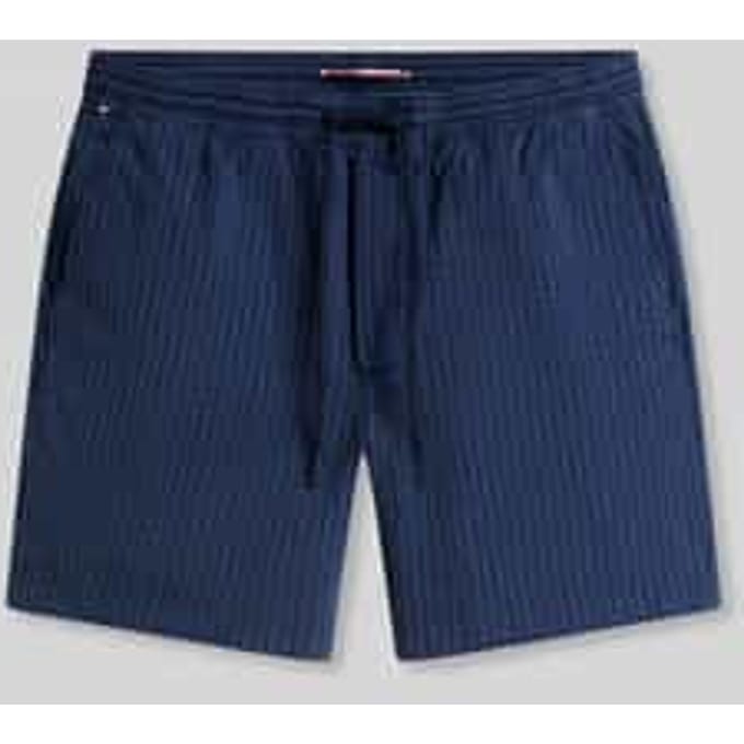 Chino-shorts van seersucker model 'DOVER'