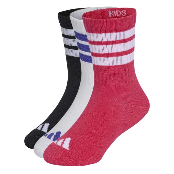 Baby halfhoge sokken adidas 3-Stripes (x3)
