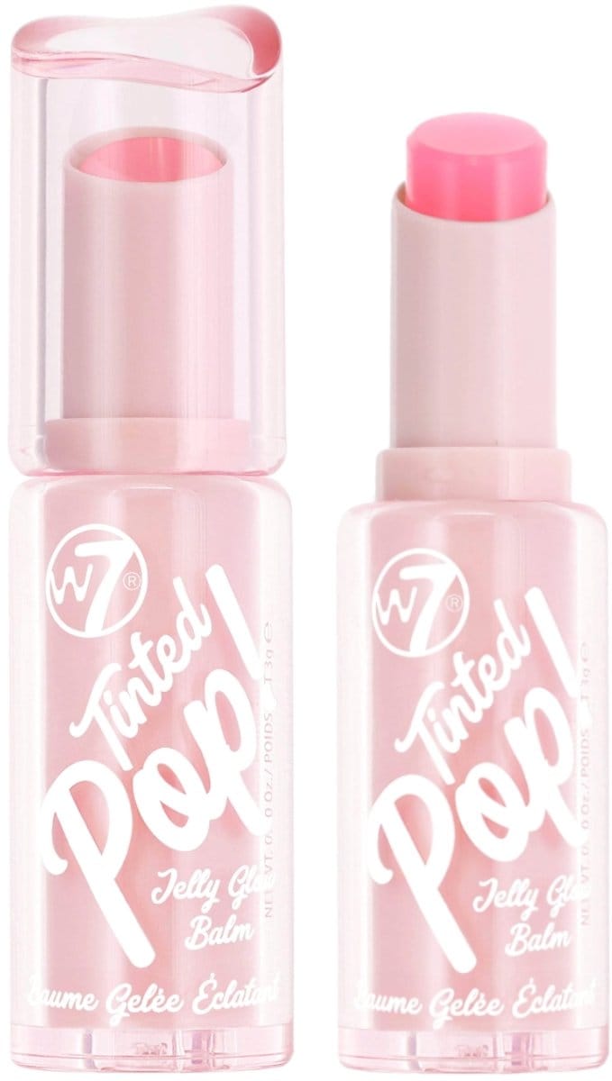 W7 Tinted Pop! Jelly Glow Balm Lipstick - Sweet