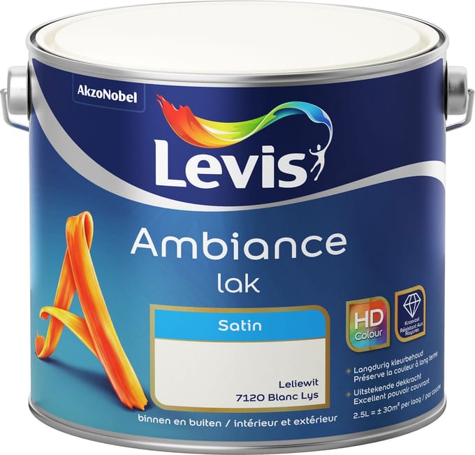 Levis - Ambiance Lak Satin - Leliewit - 2,5 L