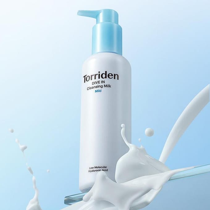 TORRIDEN DIVE-IN Lait Nettoyant à l'Acide Hyaluronique de Bas Poids Moléculaire 200ml white