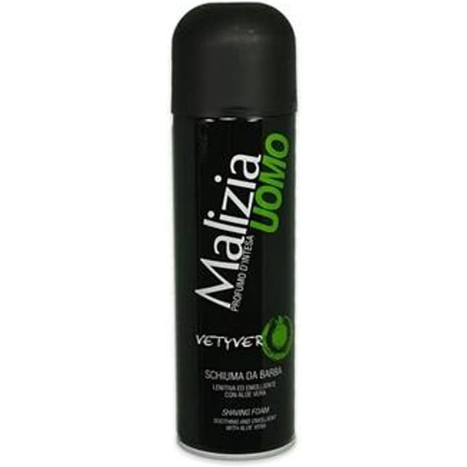 Scheerschuim schiuma barba vetyver 300ml - malizia