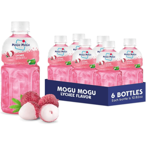 Mogu Mogu drank met lycheesmaak en nata de coco 6 x 320 ml