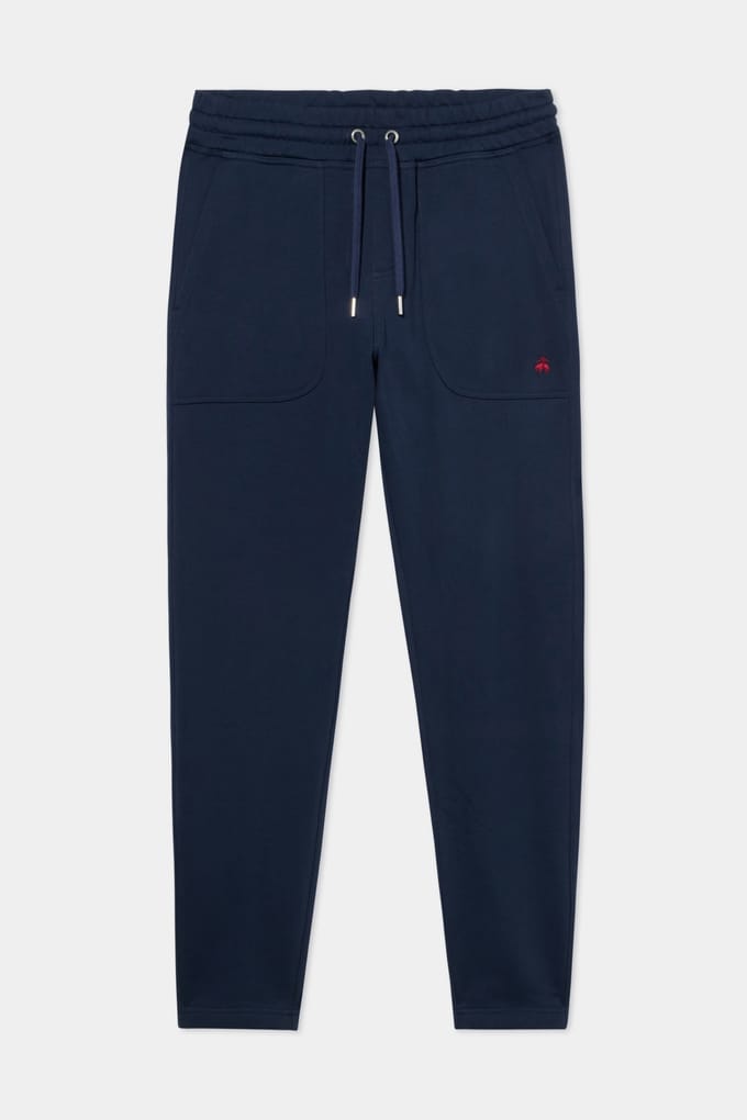 Brooks Brothers Plain Sweatpants Cotton Blue Größe: M | Jogginghosen Outlet | Herren | Blau