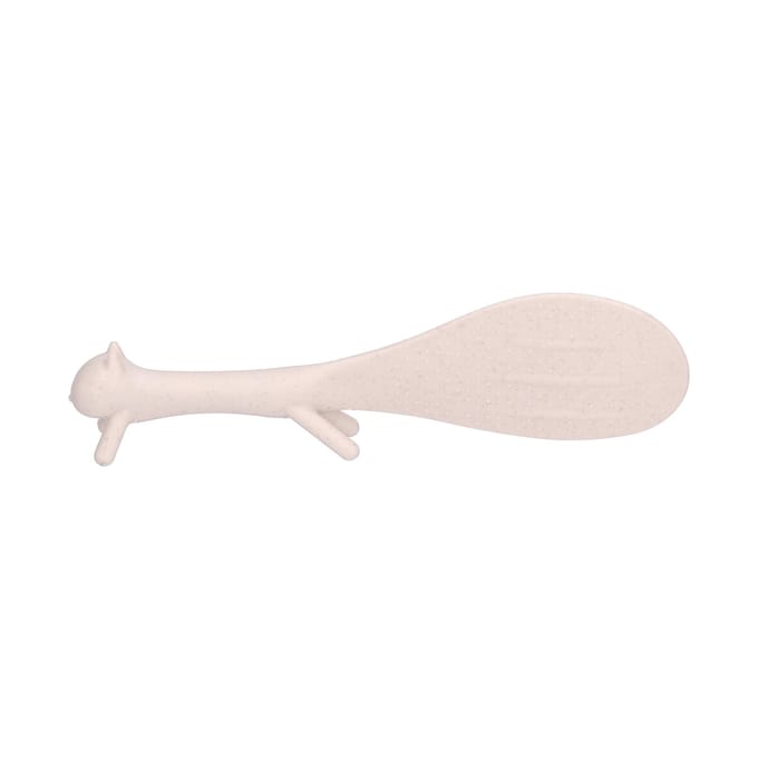 Rijstlepel Mooie Eekhoorntjes Vorm Staande Anti-aanbak Rijstlepel Keukengerei voor Thuiskeuken(Beige ) beige