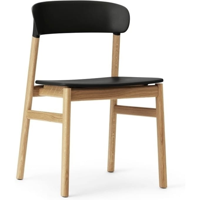 Normann Copenhagen - Herit Stoel - zwart - eiken