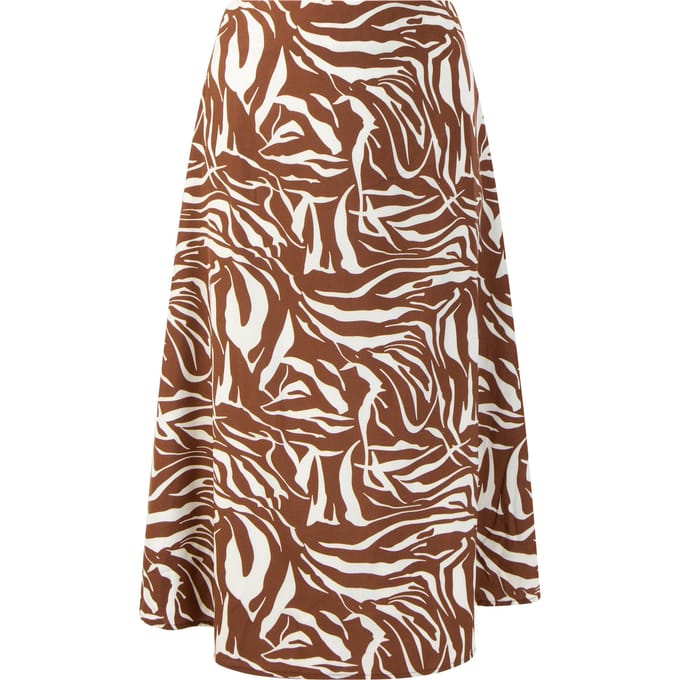 Faina midirok Dames Bruin Wit