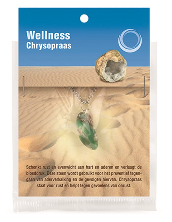Chrysopraas gezondheids hanger