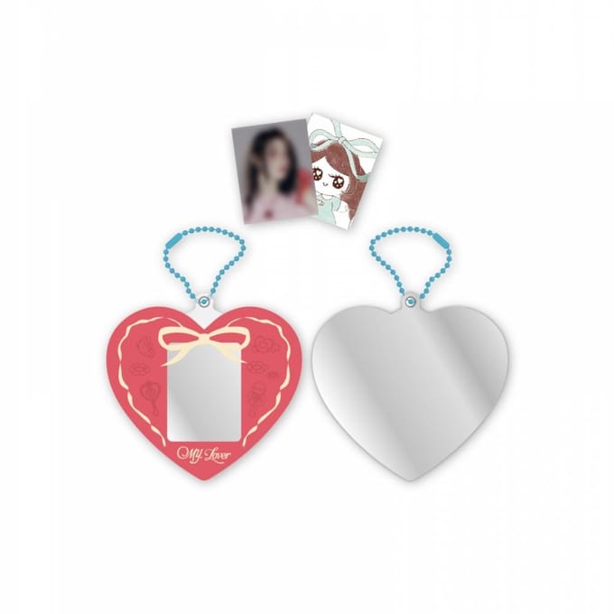Miyeon   09 Id-fotohouder Spiegelsleutelhanger   2e Mini-album white