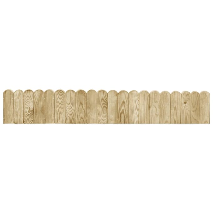 vidaXL - Gazonranden - 3 - st - 120 - cm - geïmpregneerd - grenenhout