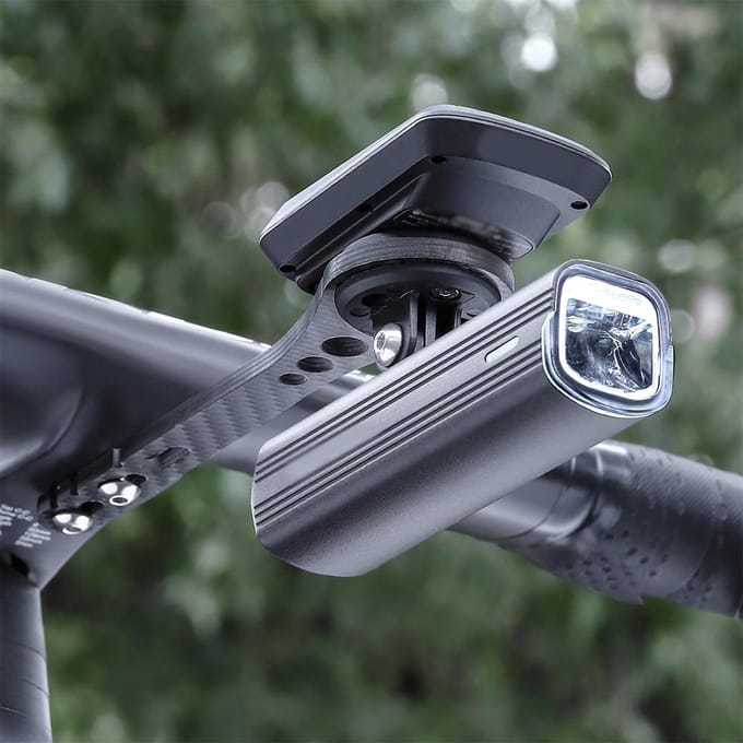 Fietsstuur Fietscomputerhouder Extender Racefietshandvat Koolstofvezel Verlengstang Fiets zwart
