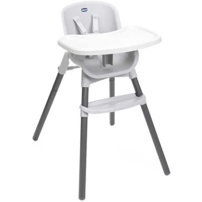 Chaise haute - CHICCO - Zest - Des 6 mois - Gris