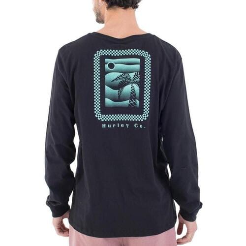 T-Shirt Lange Mouw Hurley Evd Checker
