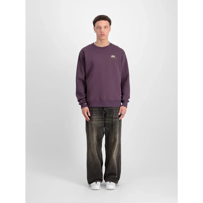 Sweatshirt met klein logo Alpha Industries Basic