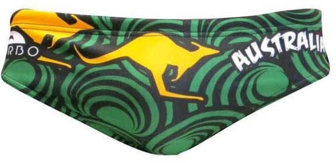 Turbo Australia Zwemslip Veelkleurig S Man