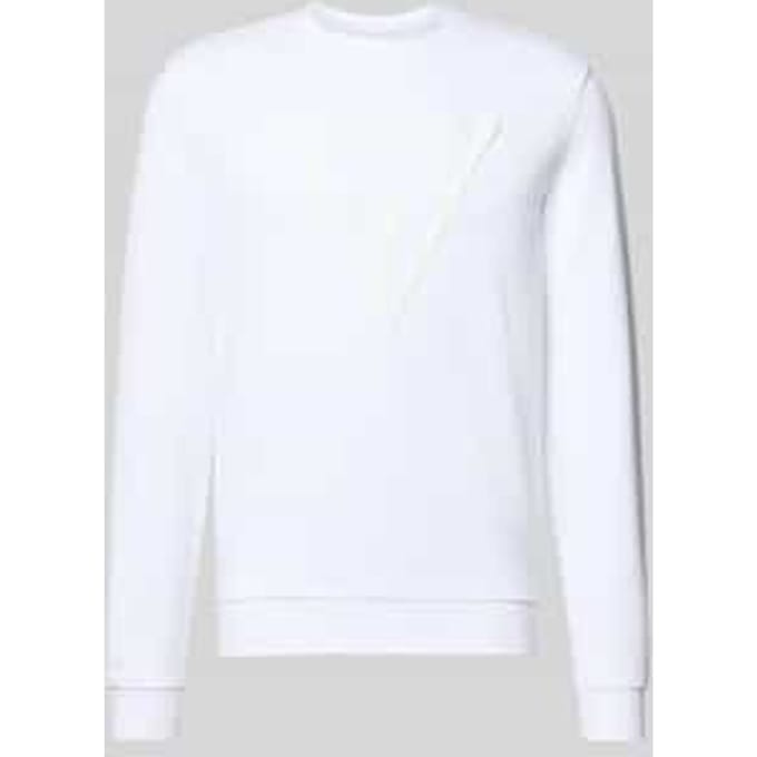 regular fit sweatshirt met logodetail model 'Audley'
