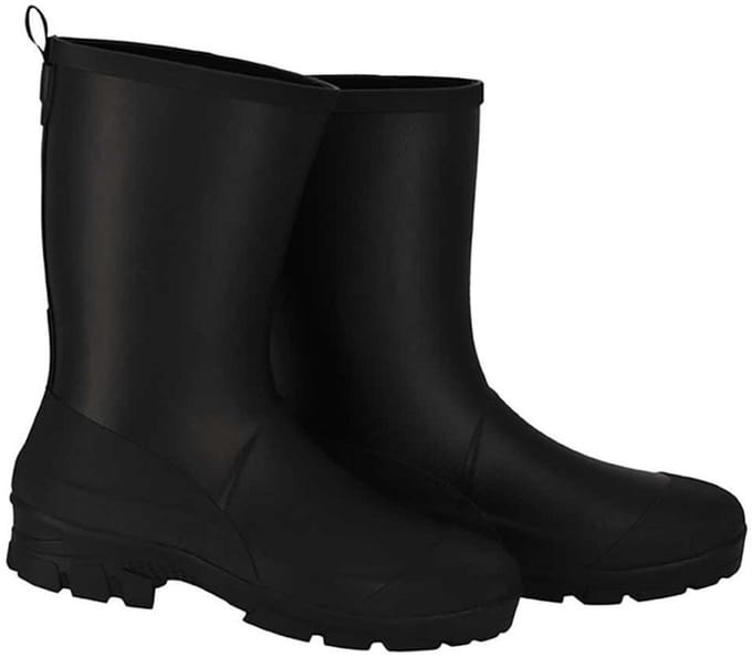 Zwarte heren regenlaars Rubber Rain Boots van XQ 45
