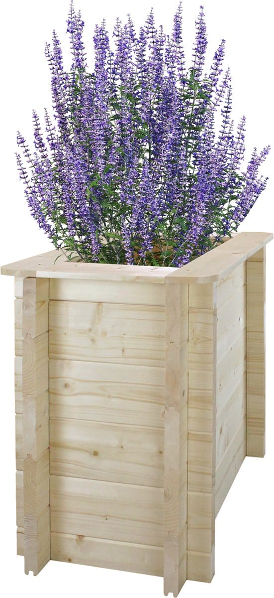Timbela M611-1 - Houten buitenmoestuin - 58x38xH57 cm