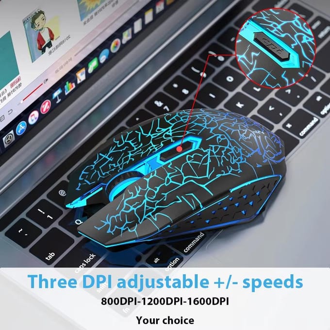 2.4G draadloze Bluetooth-muis Gamingmuis Stille muis Oplaadbare muis RGB 1600 DPI Muizen voor computer Laptop Tablet PC Macbook
