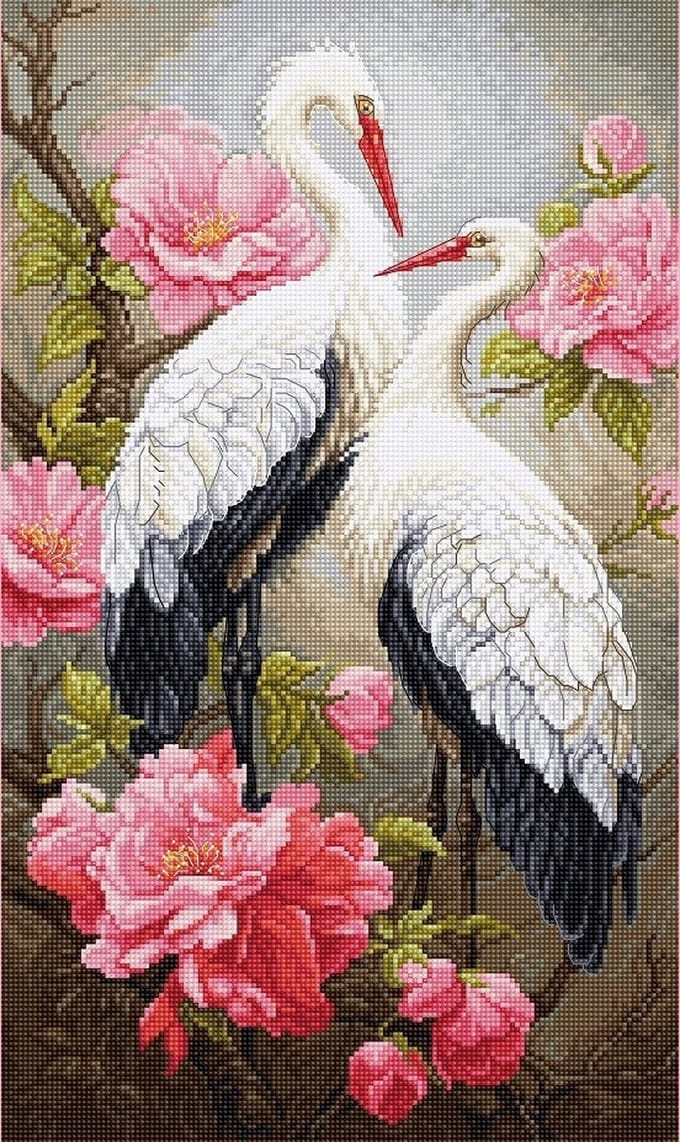 Luca-S Guests of Spring borduren (pakket) BU5042