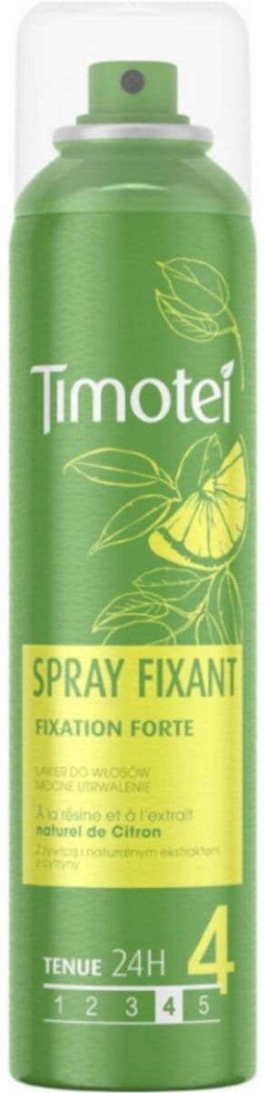 Timotei haarlak spray 250ml fixation forte