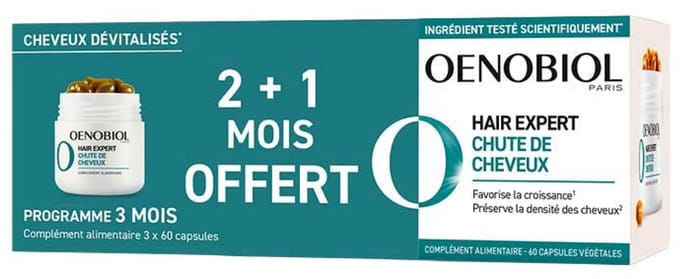 Oenobiol Hair Expert Haaruitval 2 Maanden + 1 Maand Gratis