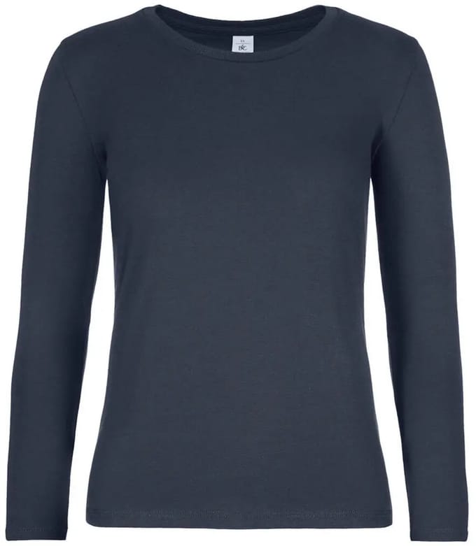 Dames-T-shirt met lange mouwen B&C E190