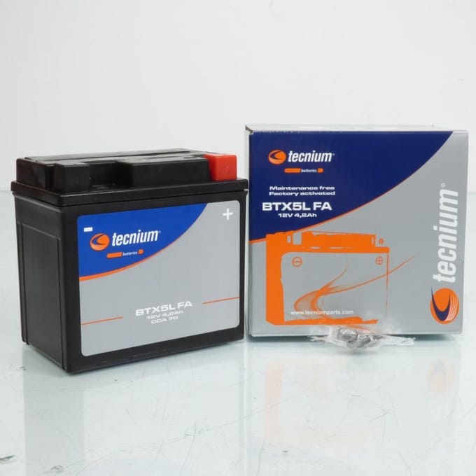 Sla Tecnium-accu voor Barossa 50 Python-quad 2003-2004 YTX5L / 12 V 4,2 Ah nieuw