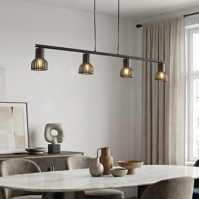 LumenXL Industriële zwarte hanglamp - Xavier
