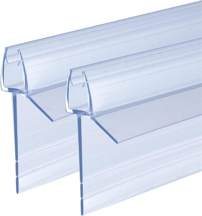 Doucheafdichting - Vervangende strip - Badkamer droog - Handafscheurbaar - 2x70cm - Transparant